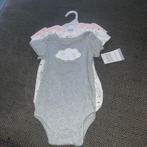 Three bodysuit shirts for 9 to 12 months